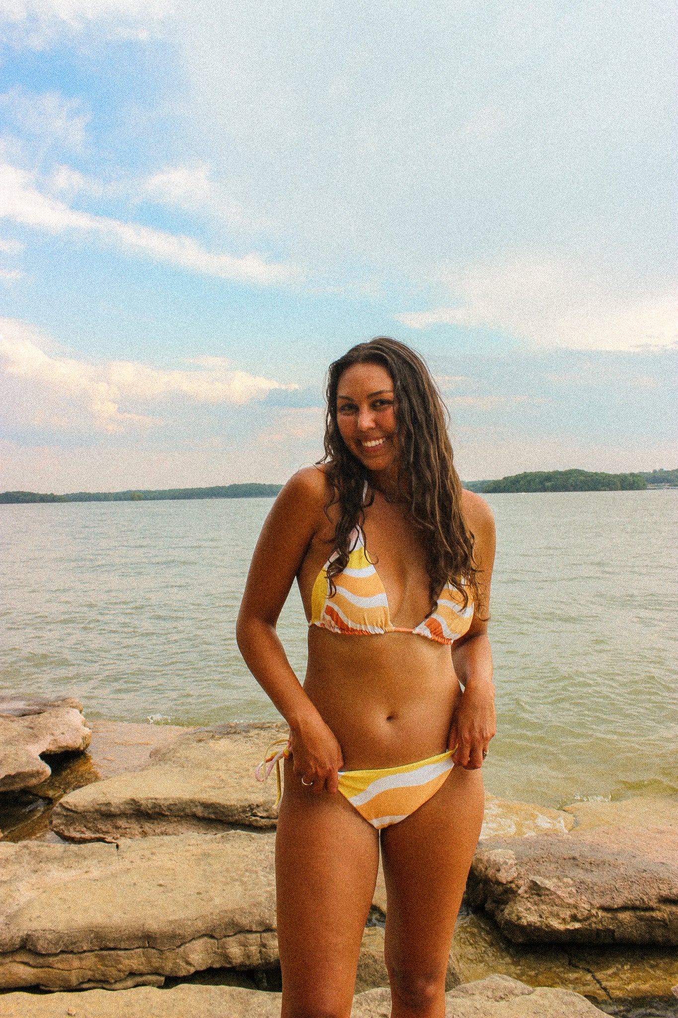 Sunburst String Bikini Set