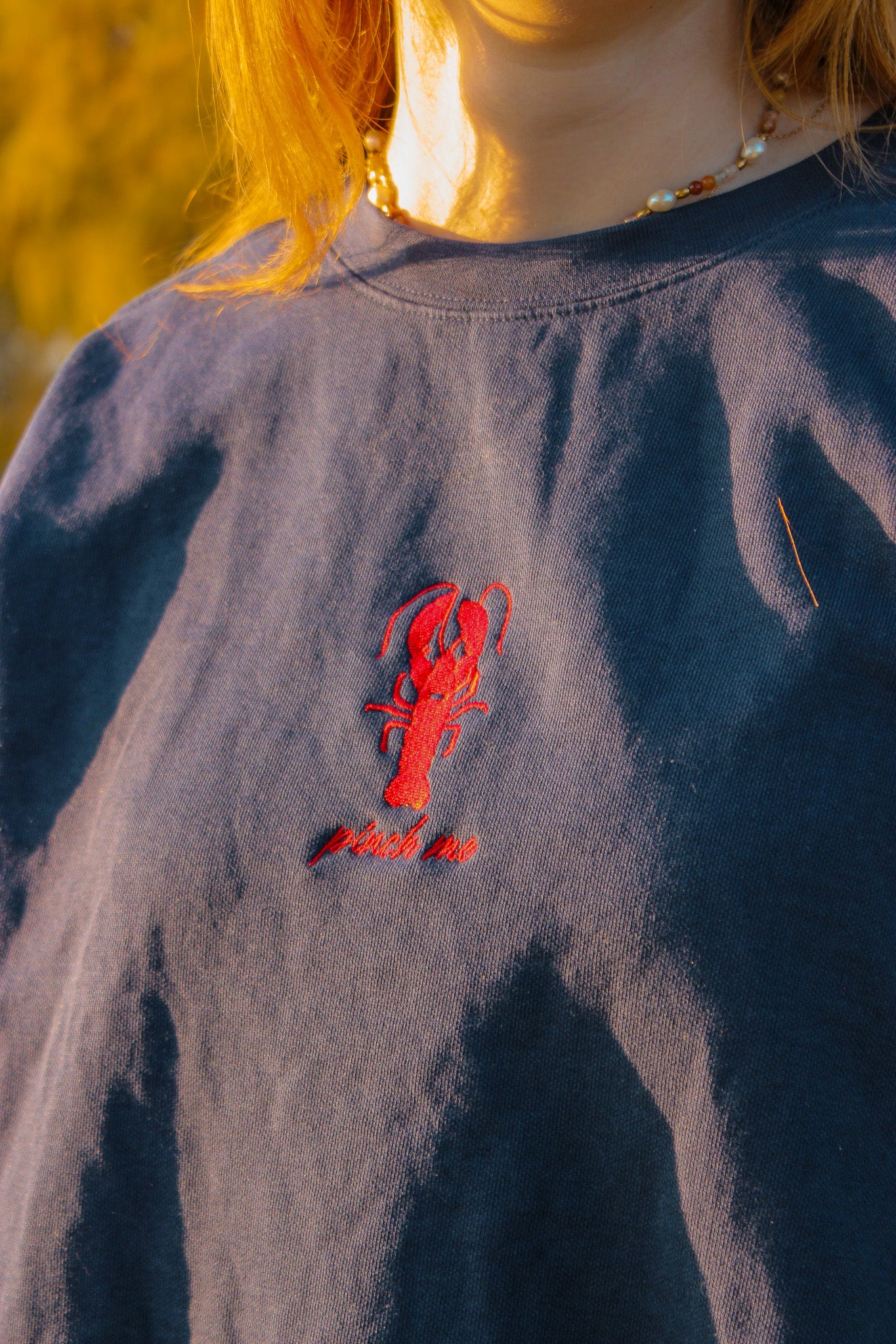 Pinch Me Navy Lobster Sweatshirt