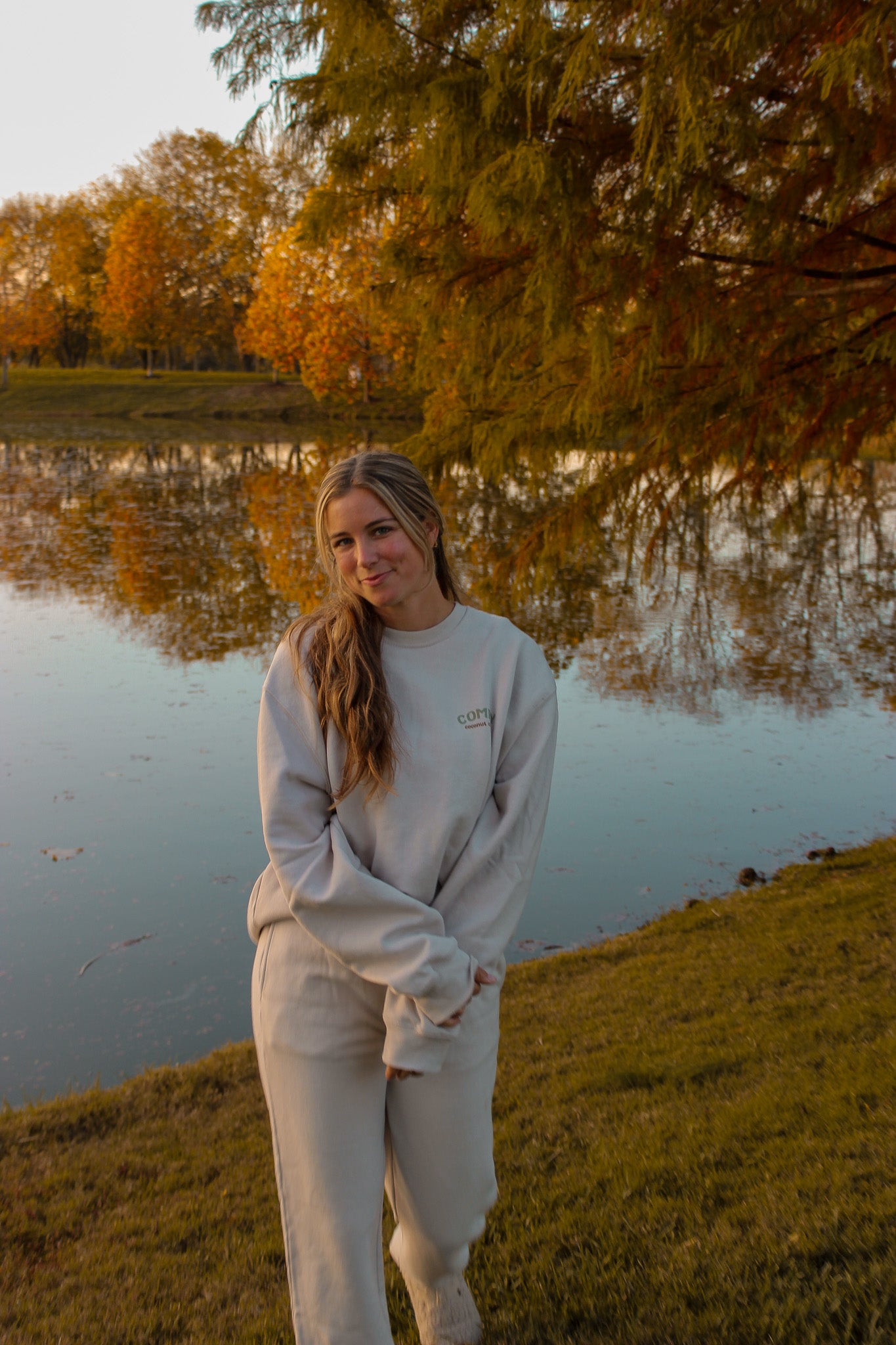 Comfy Coconut Club Sweatshirt | Beach Loungewear & Sweat Set