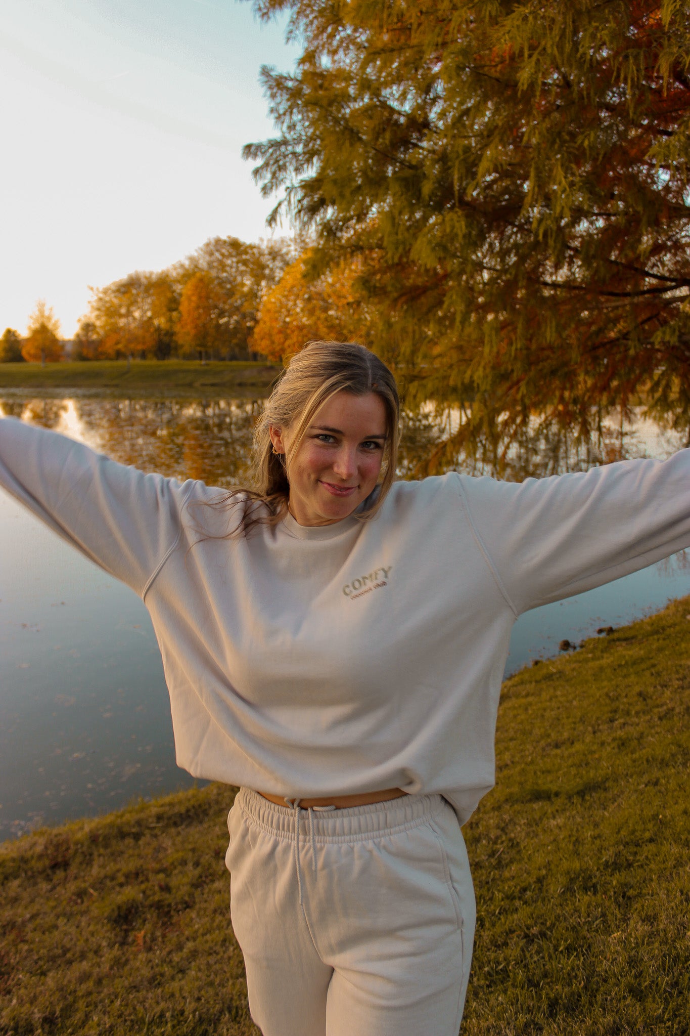 Comfy Coconut Club Sweatshirt | Beach Loungewear & Sweat Set