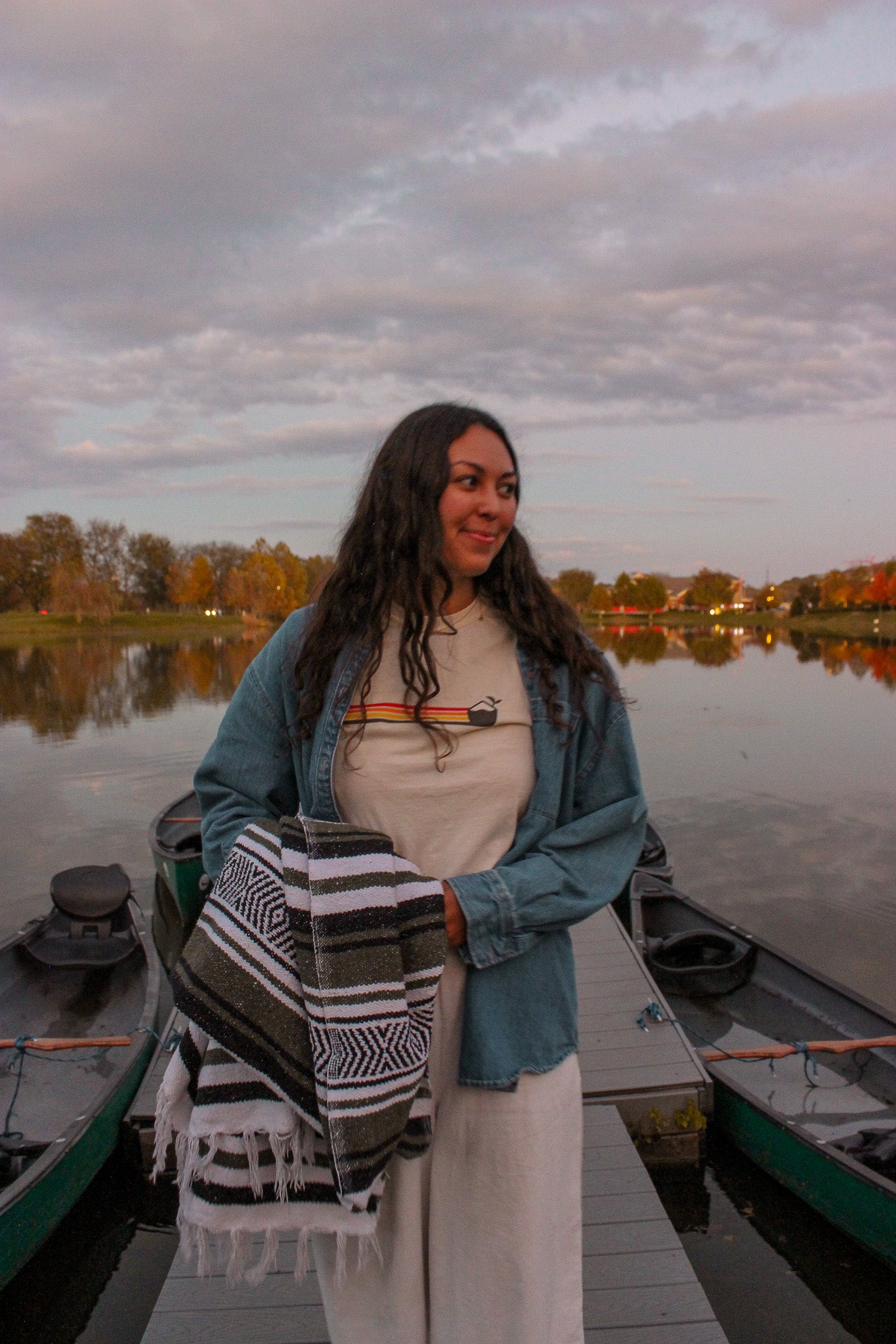 Coconut Horizon Cropped Tee