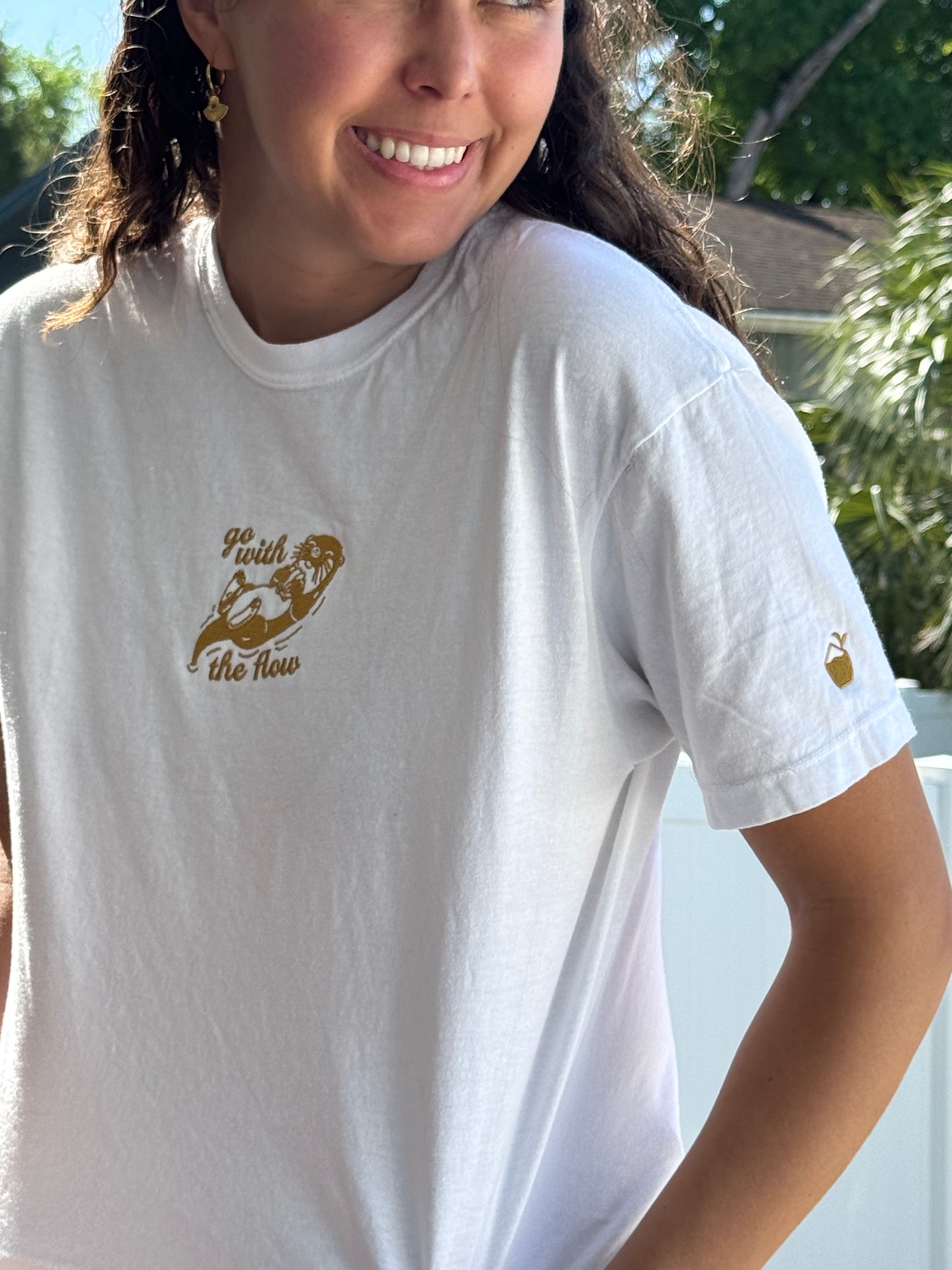 Go With the Flow Otter Tee