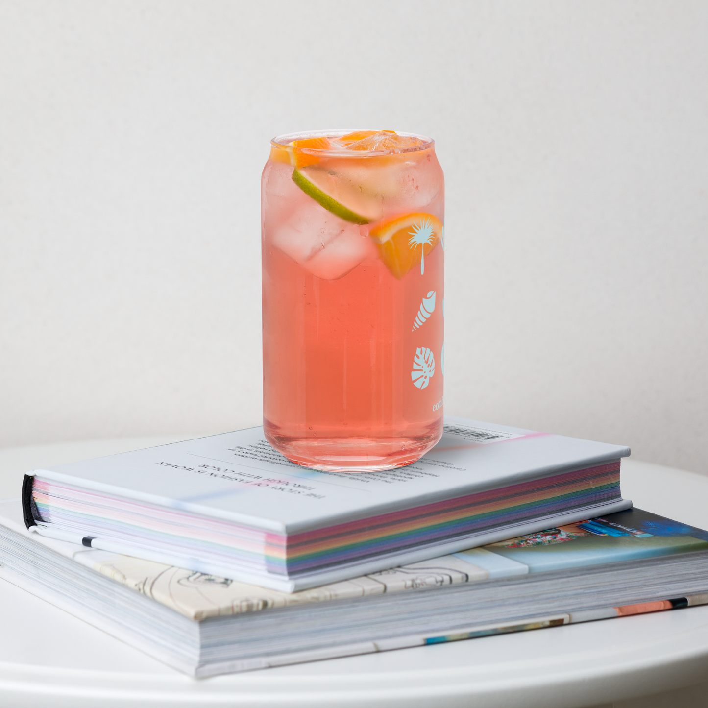 Seascape Can-shaped glass