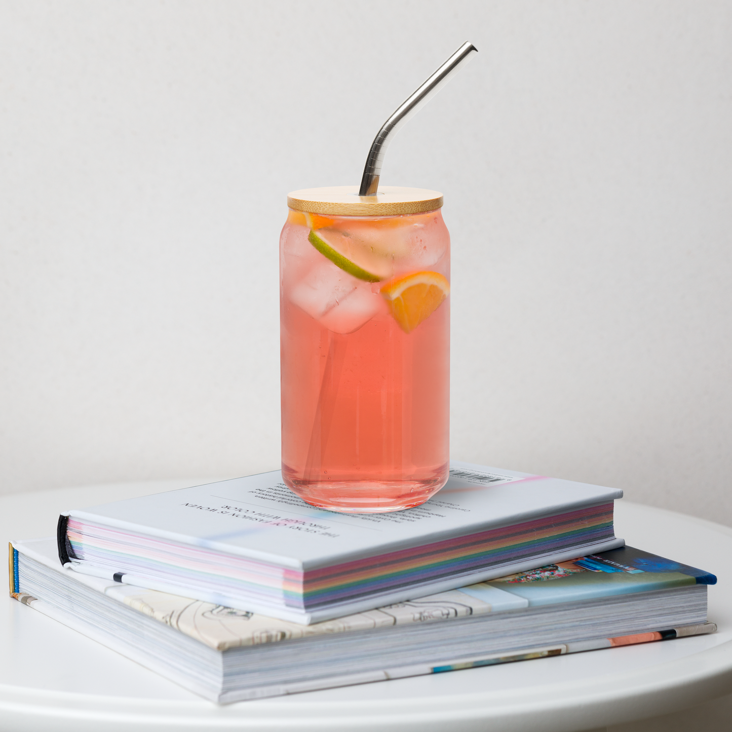 Seascape Can-shaped glass