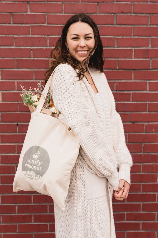 Comfy Coconut Tote Bag