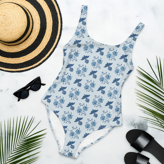 Cottage Core One-Piece Swimsuit