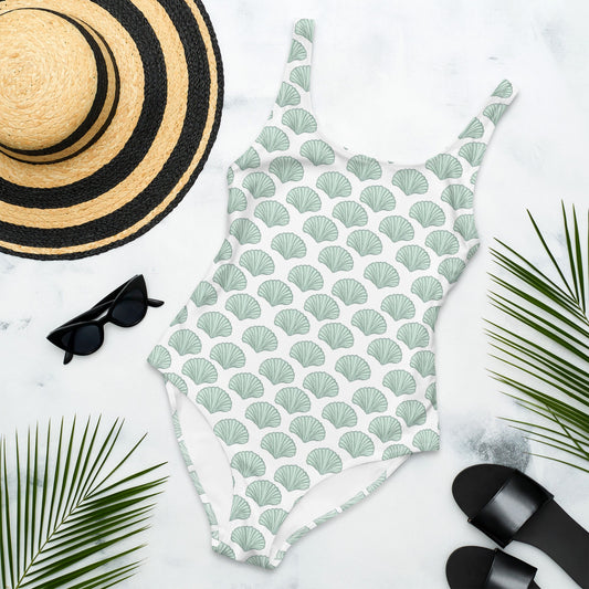 Scallop One-Piece Swimsuit