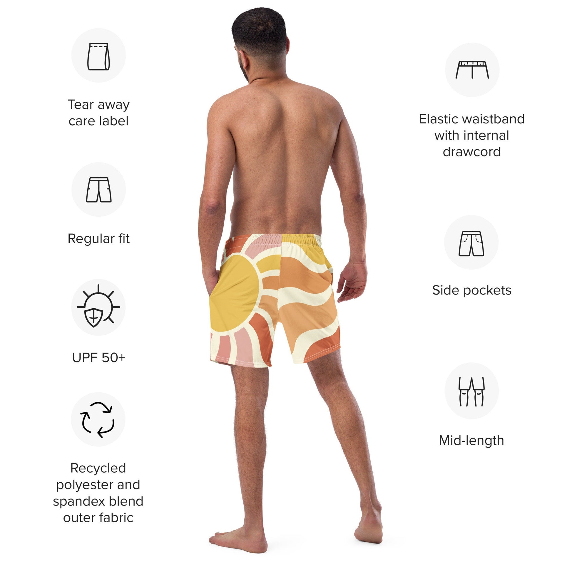 Sunburst Men&#39;s swim trunks