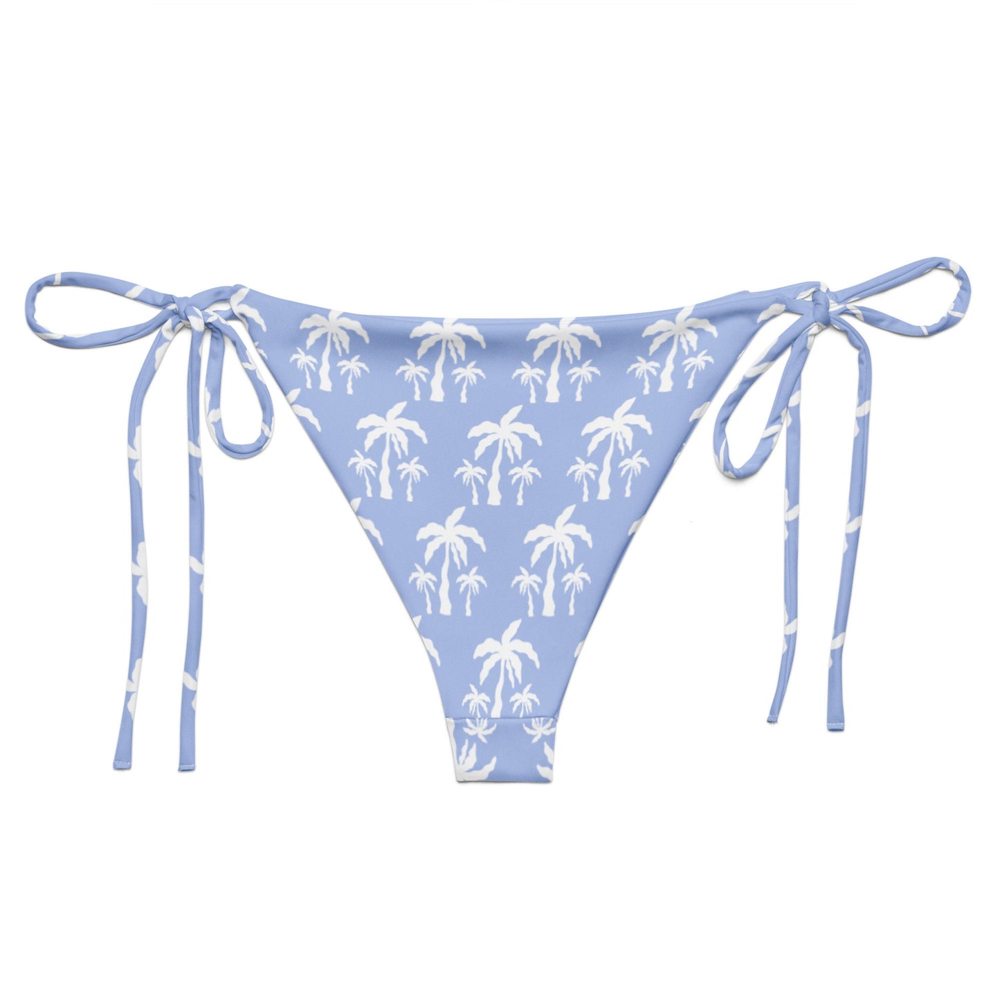 Pruple Palm Tree String Bikini Bottom