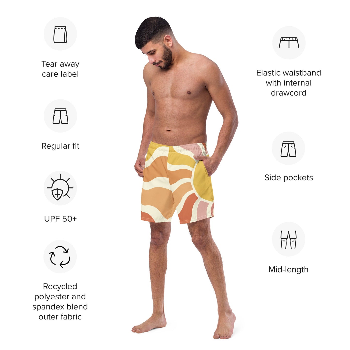 Sunburst Men&#39;s swim trunks