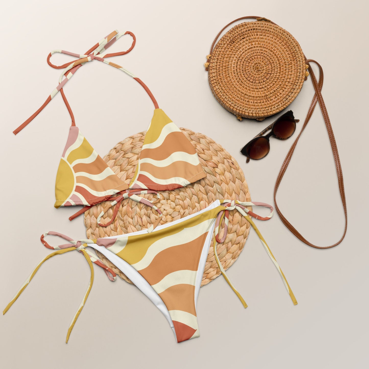 Sunburst String Bikini Set