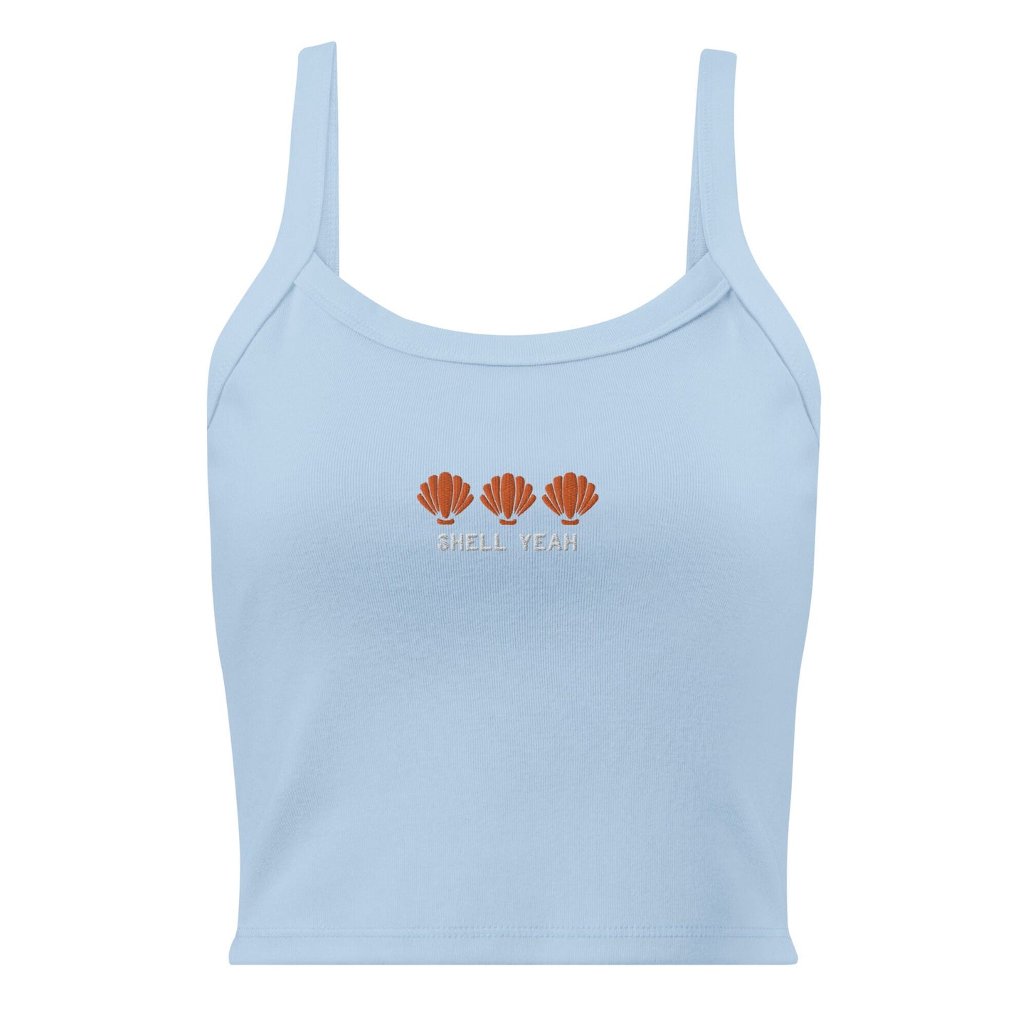 Shell Yeah Comfy Coconut Ribbed Tank Top